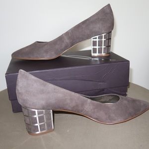Brian Atwood suede pumps